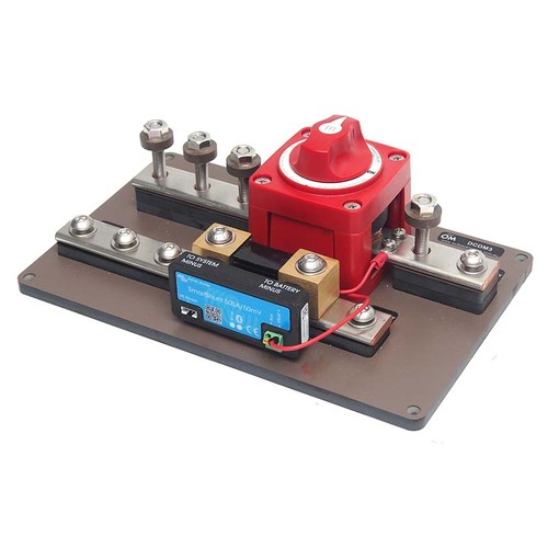 DC Distribution Board with Battery Switch and Victron SmartShunt - 3 Position