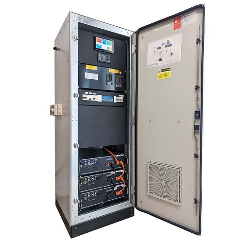 Pre-Wired Victron 48V 3000VA Off Grid Cabinet MPPT RS 450/100 and Pylontech US3000C 10.5 kWh