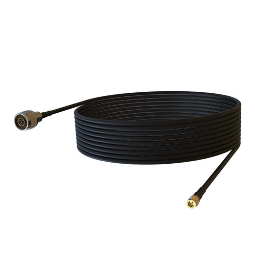 Poynting 10m HDF-195 Low Loss cable; N-Type (m) to SMA (m)