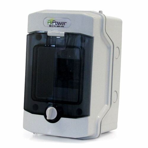 4 Pole 1000VDC IP65 Circuit Breaker Enclosure with DIN Rail