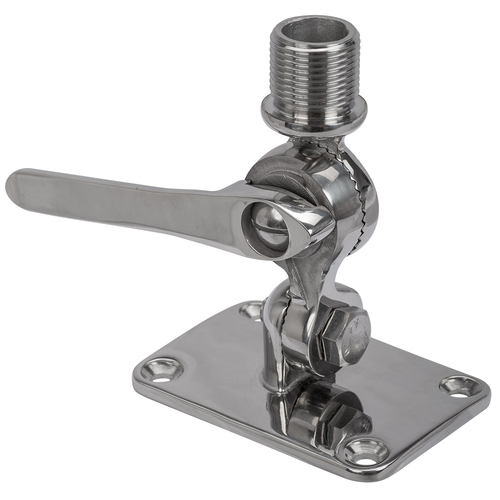 Blackhawk Stainless Steel Marine Adjustable Antenna Mount