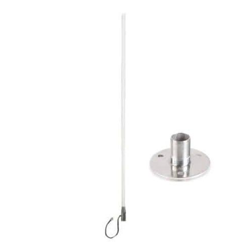Blackhawk Omni-Directional Marine Antenna 698-2700MHz 7-10dBi Gain and Stainless Steel Fixed Mount