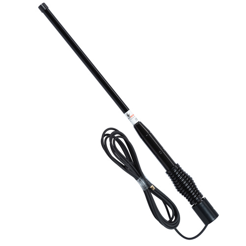 Blackhawk 4G Trucker Edge Compact Black Antenna, 698 to 2200 MHz, SMA Male