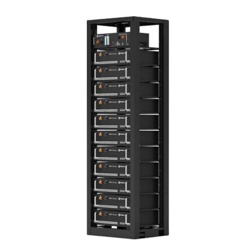 Pylontech Black Indoor Open Cabinet HV Rack for up to 12 x H48074 or 12 x US3000 Series 19" Units