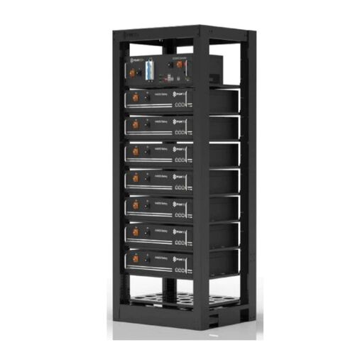 Pylontech Black Indoor Open Cabinet HV Rack for up to 7 x H48050 or 7 x US2000 Series 19" Units