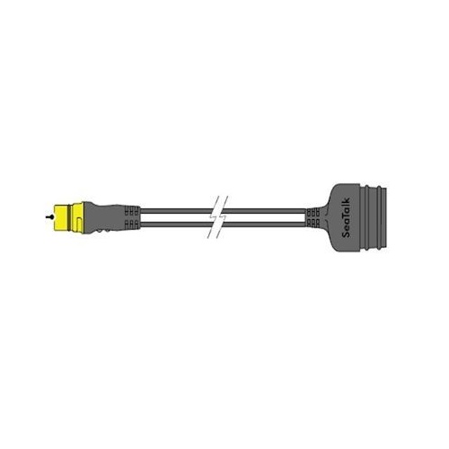 Raymarine ST1 (3 Pin) to STNG Spur (Female) Adaptor Cable (1m)