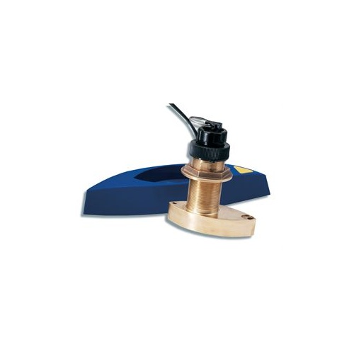 Raymarine B744V Bronze Depth, Speed, Temperature Through Hull Transducer (No fairing block)