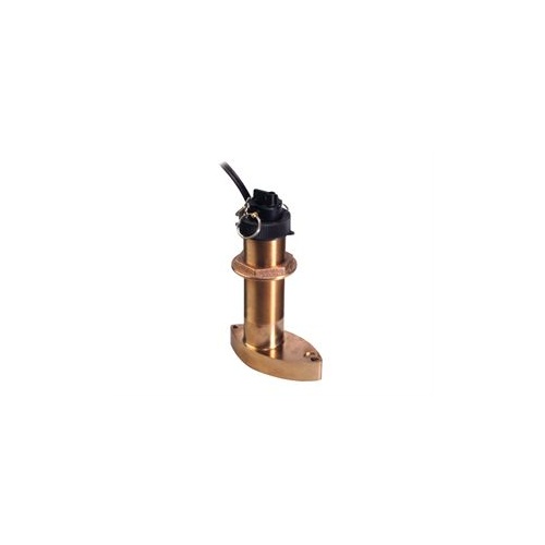 Raymarine B744VL Long Stem Bronze Depth, Speed, Temperature Through Hull Transducer (No fairing block)