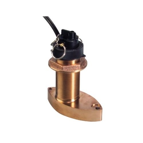 Raymarine B744V 600W Depth, Speed & Temp Bronze Through Hull Retractable Transducer (includes E66023 Fairing Block)