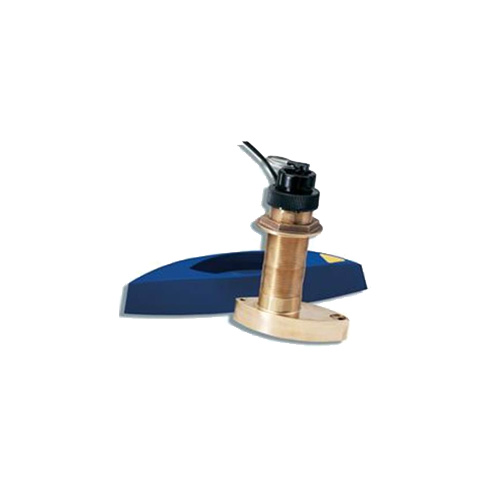 Raymarine B744VL 600W Depth, Speed & Temp Bronze Long Stem Through Hull Retractable Transducer (includes E66023 Fairing Block)