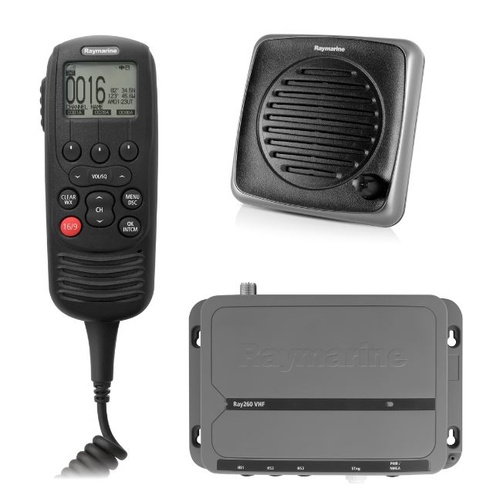 Raymarine Ray260 Fixed Mount VHF with Active Speaker (European Version)
