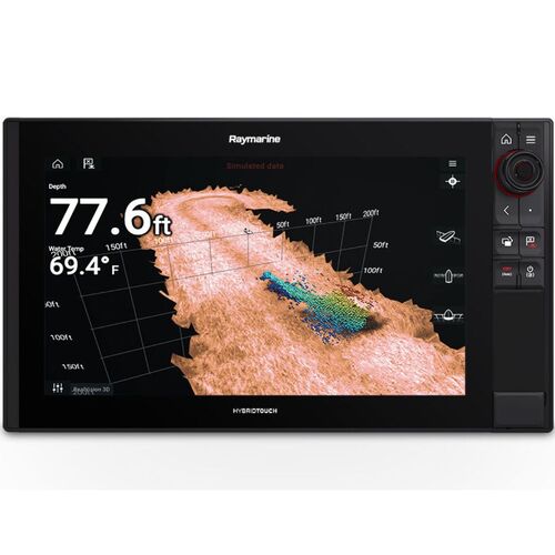 Raymarine AXIOM 16 Pro-RVX, HybridTouch 16" Multi-function Display, 1kW Sonar, DV, SV, RealVision 3D Sonar, Australia & New Zealand LightHouse Chart