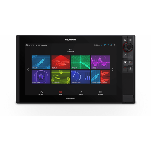 Raymarine AXIOM 16 Pro-S, HybridTouch 16" Multi-function Display with integrated High CHIRP Conical Sonar for CPT-S