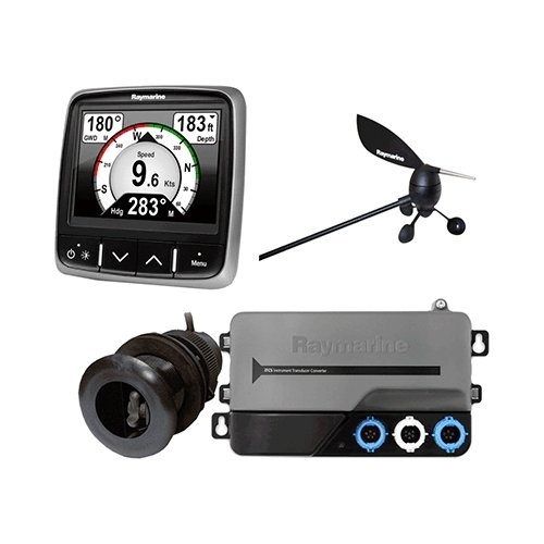 Raymarine i70s System Pack (i70s Colour instrument & Wind, DST txducers, iTC-5, 3M backbone, 5 Way Connector, STng power cable & 2 backbone terminator