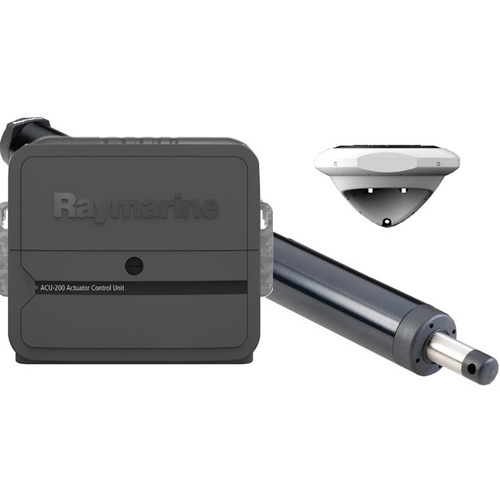 Raymarine Evolution Tiller Pilot, ACU-100, EV1 Sensor Core, EV1 Cabling kit & Tiller Drive. Note MFD or autopilot control head is required