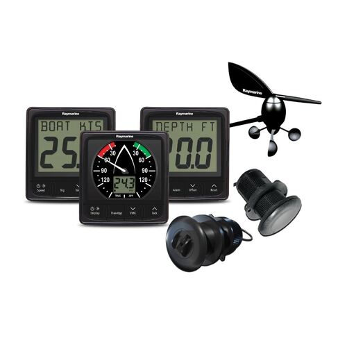 Raymarine i50 & i60 Wind, Speed, Depth System, with Short Arm Wind Transducer, ST900/P120 & P319 Speed/Temp/Depth Through Hull Transducers