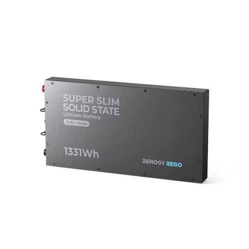 Renogy REGO - 12.8V 104Ah Super Slim Lithium Iron Phosphate Battery