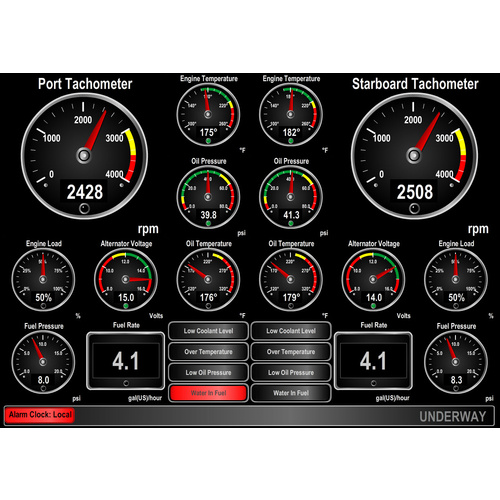 Maretron N2Kview Vessel Monitoring and Control Software