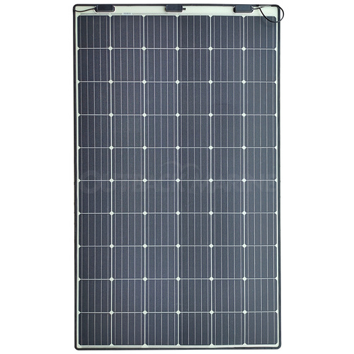 eArche 310W 24V 60 Cell Monocrystalline Flexible Solar Panel Module Black Frameless