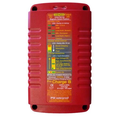 Pro Charge B Series 12-36 volt DC to DC Battery Charger - Sterling BBW1236