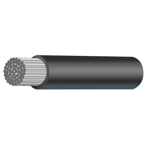 Tycab Single Core Auto Battery Tinned Copper Cable 32mm² (2 AWG|B&S) - Black - Per Metre