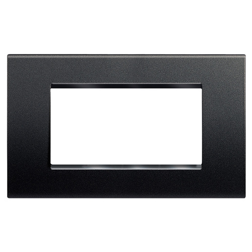Veco Cover Plate Bezel 4 Pos. Euroliving - Bticino Living Light Anthracite LNA4804AR