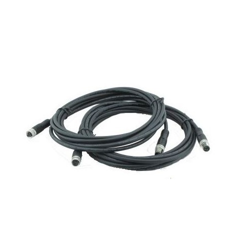 Victron M8 circular connector Male/Female 3 pole cable 3m (bag of 2)