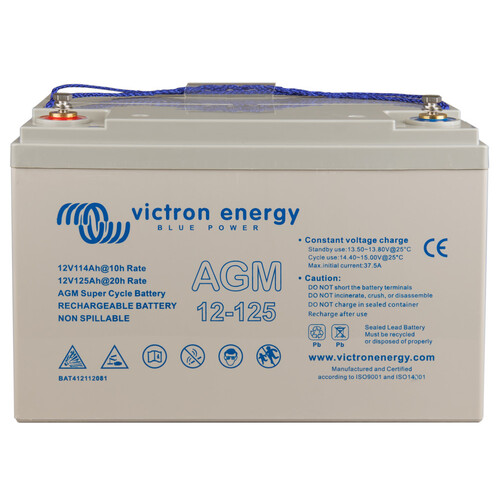 Victron 12V/125Ah AGM Super Cycle Battery