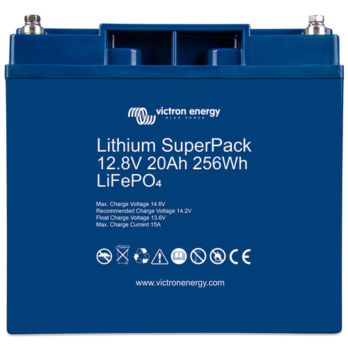 Victron Lithium SuperPack Battery 12,8V/20Ah 256Wh LiFePO4 (M5)
