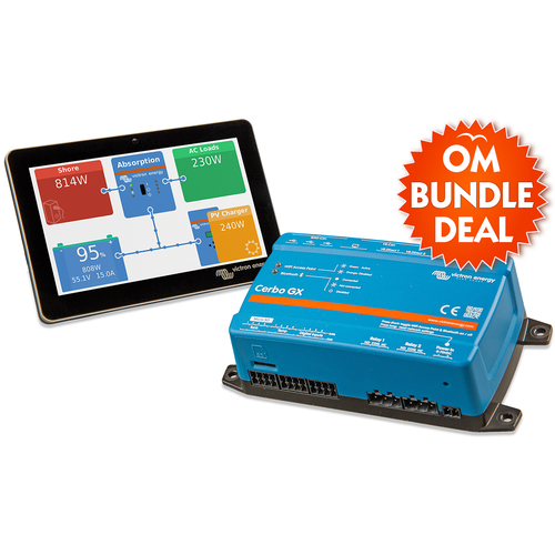 Victron Cerbo GX MK2 Controller and GX Touch 50 Display Bundle