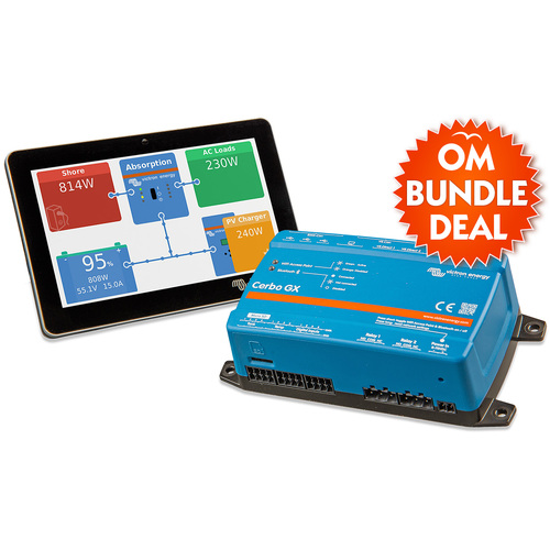 Victron Cerbo GX MK2 Controller and GX Touch 70 Display Bundle