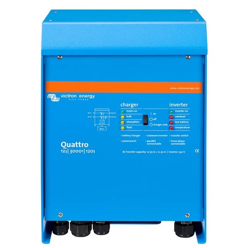 Victron Quattro 12/3000/120-50/50 230V VE.Bus Inverter Charger