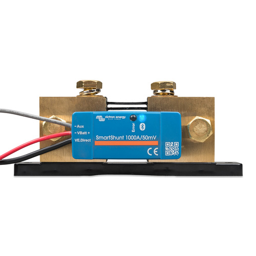 Victron SmartShunt 1000A/50mV IP65 Water Resistant Bluetooth Battery Shunt