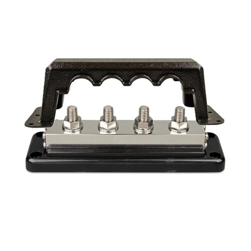 Victron Stainless Steel Busbar 600A 4 High Current / 8 Low Current Terminals with Cover