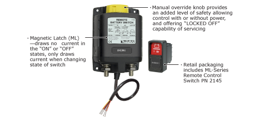 Blue Seas ML-Series Remote Battery Switch