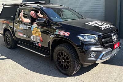 Outback Marine Powers Spida's BIG BIG Lap of the World image